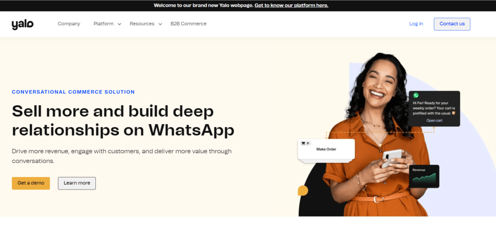 yalo chatbot para whatsapp